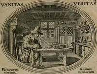 Picture 29 of 51 from Mundi lapis lydius, siue, Emblemata moralia nobilissimi viri D. Antonii A. Burgundia quondam Archidiaconi Brugensis : in quibus vanitas per veritatem falsi accusatur & conuincitur (1665), leaf 66
