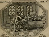 Picture 30 of 51 from Mundi lapis lydius, siue, Emblemata moralia nobilissimi viri D. Antonii A. Burgundia quondam Archidiaconi Brugensis : in quibus vanitas per veritatem falsi accusatur & conuincitur (1665), leaf 68