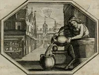 Picture 2 of 51 from Mundi lapis Lydius, oder, Der Welt Probier-Stein : das ist, Emblematische Sitten-Lehren (1712), leaf 10