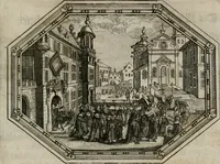 An illustration from Mundi lapis Lydius, oder, Der Welt Probier-Stein : das ist, Emblematische Sitten-Lehren (1712)