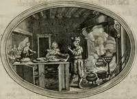 An illustration from Mundi lapis Lydius, oder, Der Welt Probier-Stein : das ist, Emblematische Sitten-Lehren (1712)