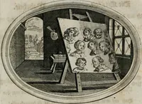 Picture 34 of 51 from Mundi lapis Lydius, oder, Der Welt Probier-Stein : das ist, Emblematische Sitten-Lehren (1712), leaf 74