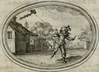 An illustration from Mundi lapis Lydius, oder, Der Welt Probier-Stein : das ist, Emblematische Sitten-Lehren (1712)