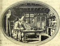 An illustration from Mundi lapis lydius, siue, Vanitas per veritat falsi accusata & conuicta (1639)