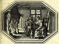 An illustration from Mundi lapis lydius, siue, Vanitas per veritat falsi accusata & conuicta (1639)
