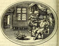An illustration from Mundi lapis lydius, siue, Vanitas per veritat falsi accusata & conuicta (1639)