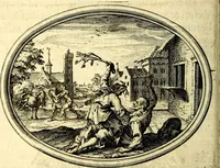An illustration from Mundi lapis lydius, siue, Vanitas per veritat falsi accusata & conuicta (1639)