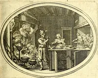 An illustration from Mundi lapis lydius, siue, Vanitas per veritat falsi accusata & conuicta (1639)