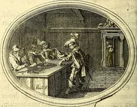 An illustration from Mundi lapis lydius, siue, Vanitas per veritat falsi accusata & conuicta (1639)