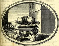 An illustration from Mundi lapis lydius, siue, Vanitas per veritat falsi accusata & conuicta (1639)