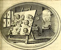 An illustration from Mundi lapis lydius, siue, Vanitas per veritat falsi accusata & conuicta (1639)