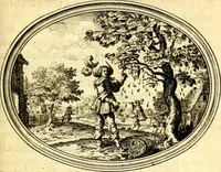 An illustration from Mundi lapis lydius, siue, Vanitas per veritat falsi accusata & conuicta (1639)