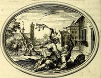 An illustration from Mundi lapis lydius, siue, Vanitas per veritat falsi accusata & conuicta (1639)