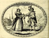 An illustration from Mundi lapis lydius, siue, Vanitas per veritat falsi accusata & conuicta (1639)
