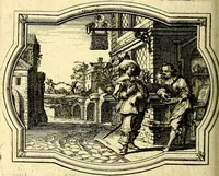 An illustration from Mundi lapis lydius, siue, Vanitas per veritat falsi accusata & conuicta (1639)