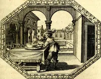 An illustration from Mundi lapis lydius, siue, Vanitas per veritat falsi accusata & conuicta (1639)