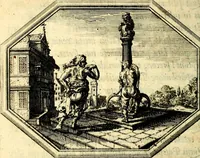 An illustration from Mundi lapis lydius, siue, Vanitas per veritat falsi accusata & conuicta (1639)