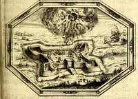 An illustration from Mundi lapis lydius, siue, Vanitas per veritat falsi accusata & conuicta (1639)