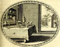 An illustration from Mundi lapis lydius, siue, Vanitas per veritat falsi accusata & conuicta (1639)