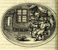 An illustration from Mundi lapis lydius, siue, Vanitas per veritat falsi accusata & conuicta (1639)