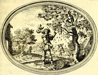 An illustration from Mundi lapis lydius, siue, Vanitas per veritat falsi accusata & conuicta (1639)