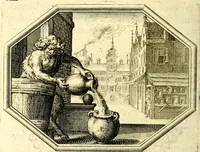 An illustration from Mundi lapis lydius, siue, Vanitas per veritat falsi accusata & conuicta (1639)