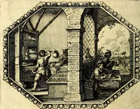 An illustration from Mundi lapis lydius, siue, Vanitas per veritat falsi accusata & conuicta (1639)
