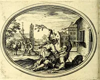 An illustration from Mundi lapis lydius, siue, Vanitas per veritat falsi accusata & conuicta (1639)