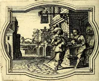 An illustration from Mundi lapis lydius, siue, Vanitas per veritat falsi accusata & conuicta (1639)