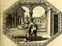 An illustration from Mundi lapis lydius, siue, Vanitas per veritat falsi accusata & conuicta (1639)