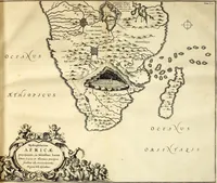 An illustration from Mundus Subterraneus, in XII libros digestus; quo divinum subterrestris mundi opificium, mira ergasteriorum naturæ in eo distributio, verbo pantámorphou Protei regnum, universæ denique naturæ majestas (1665)