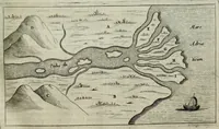 An illustration from Mundus Subterraneus, in XII libros digestus; quo divinum subterrestris mundi opificium, mira ergasteriorum naturæ in eo distributio, verbo pantámorphou Protei regnum, universæ denique naturæ majestas (1665)