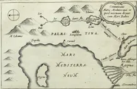 An illustration from Mundus Subterraneus, in XII libros digestus; quo divinum subterrestris mundi opificium, mira ergasteriorum naturæ in eo distributio, verbo pantámorphou Protei regnum, universæ denique naturæ majestas (1665)