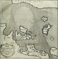 An illustration from Mundus Subterraneus, in XII libros digestus; quo divinum subterrestris mundi opificium, mira ergasteriorum naturæ in eo distributio, verbo pantámorphou Protei regnum, universæ denique naturæ majestas (1665)