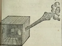 An illustration from Mundus Subterraneus, in XII libros digestus; quo divinum subterrestris mundi opificium, mira ergasteriorum naturæ in eo distributio, verbo pantámorphou Protei regnum, universæ denique naturæ majestas (1665)