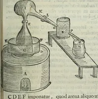 An illustration from Mundus Subterraneus, in XII libros digestus; quo divinum subterrestris mundi opificium, mira ergasteriorum naturæ in eo distributio, verbo pantámorphou Protei regnum, universæ denique naturæ majestas (1665)