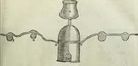 An illustration from Mundus Subterraneus, in XII libros digestus; quo divinum subterrestris mundi opificium, mira ergasteriorum naturæ in eo distributio, verbo pantámorphou Protei regnum, universæ denique naturæ majestas (1665)