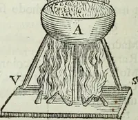 Picture 185 of 373 from Mundus Subterraneus, in XII libros digestus; quo divinum subterrestris mundi opificium, mira ergasteriorum naturæ in eo distributio, verbo pantámorphou Protei regnum, universæ denique naturæ majestas (1665), leaf 405