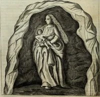 Picture 235 of 373 from Mundus Subterraneus, in XII libros digestus; quo divinum subterrestris mundi opificium, mira ergasteriorum naturæ in eo distributio, verbo pantámorphou Protei regnum, universæ denique naturæ majestas (1665), leaf 479