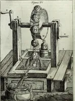An illustration from Mundus Subterraneus, in XII libros digestus; quo divinum subterrestris mundi opificium, mira ergasteriorum naturæ in eo distributio, verbo pantámorphou Protei regnum, universæ denique naturæ majestas (1665)