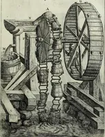 An illustration from Mundus Subterraneus, in XII libros digestus; quo divinum subterrestris mundi opificium, mira ergasteriorum naturæ in eo distributio, verbo pantámorphou Protei regnum, universæ denique naturæ majestas (1665)