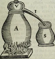 An illustration from Mundus Subterraneus, in XII libros digestus; quo divinum subterrestris mundi opificium, mira ergasteriorum naturæ in eo distributio, verbo pantámorphou Protei regnum, universæ denique naturæ majestas (1665)
