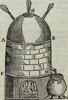 Picture 284 of 373 from Mundus Subterraneus, in XII libros digestus; quo divinum subterrestris mundi opificium, mira ergasteriorum naturæ in eo distributio, verbo pantámorphou Protei regnum, universæ denique naturæ majestas (1665), leaf 650