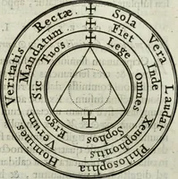 An illustration from Mundus Subterraneus, in XII libros digestus; quo divinum subterrestris mundi opificium, mira ergasteriorum naturæ in eo distributio, verbo pantámorphou Protei regnum, universæ denique naturæ majestas (1665)