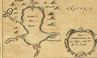 An illustration from Mundus subterraneus, in XII libros digestus : qvo divinum subterrestris mundi opificium, mira ergasteriorum naturae in eo distributio, verbo [pantamorphon] Protei regnum, universae denique naturae majestas & divitiae summa rerum varietate exponuntur, abditorum effectuum causae acri indagine inquistae demonstrantur, cognitae per artis & naturae conjugium ad humanae vitae necessarium usum vario experimentorum apparata, necnon novo modo & ratione applicantur. Ad Alexandrum VII. pont. opt. max. (1678)