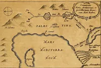 An illustration from Mundus subterraneus, in XII libros digestus : qvo divinum subterrestris mundi opificium, mira ergasteriorum naturae in eo distributio, verbo [pantamorphon] Protei regnum, universae denique naturae majestas & divitiae summa rerum varietate exponuntur, abditorum effectuum causae acri indagine inquistae demonstrantur, cognitae per artis & naturae conjugium ad humanae vitae necessarium usum vario experimentorum apparata, necnon novo modo & ratione applicantur. Ad Alexandrum VII. pont. opt. max. (1678)