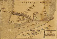 An illustration from Mundus subterraneus, in XII libros digestus : qvo divinum subterrestris mundi opificium, mira ergasteriorum naturae in eo distributio, verbo [pantamorphon] Protei regnum, universae denique naturae majestas & divitiae summa rerum varietate exponuntur, abditorum effectuum causae acri indagine inquistae demonstrantur, cognitae per artis & naturae conjugium ad humanae vitae necessarium usum vario experimentorum apparata, necnon novo modo & ratione applicantur. Ad Alexandrum VII. pont. opt. max. (1678)