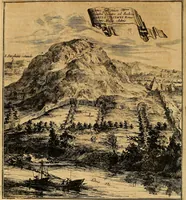 An illustration from Mundus subterraneus, in XII libros digestus : qvo divinum subterrestris mundi opificium, mira ergasteriorum naturae in eo distributio, verbo [pantamorphon] Protei regnum, universae denique naturae majestas & divitiae summa rerum varietate exponuntur, abditorum effectuum causae acri indagine inquistae demonstrantur, cognitae per artis & naturae conjugium ad humanae vitae necessarium usum vario experimentorum apparata, necnon novo modo & ratione applicantur. Ad Alexandrum VII. pont. opt. max. (1678)
