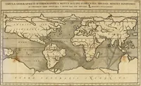 An illustration from Mundus subterraneus, in XII libros digestus : qvo divinum subterrestris mundi opificium, mira ergasteriorum naturae in eo distributio, verbo [pantamorphon] Protei regnum, universae denique naturae majestas & divitiae summa rerum varietate exponuntur, abditorum effectuum causae acri indagine inquistae demonstrantur, cognitae per artis & naturae conjugium ad humanae vitae necessarium usum vario experimentorum apparata, necnon novo modo & ratione applicantur. Ad Alexandrum VII. pont. opt. max. (1678)