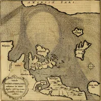 An illustration from Mundus subterraneus, in XII libros digestus : qvo divinum subterrestris mundi opificium, mira ergasteriorum naturae in eo distributio, verbo [pantamorphon] Protei regnum, universae denique naturae majestas & divitiae summa rerum varietate exponuntur, abditorum effectuum causae acri indagine inquistae demonstrantur, cognitae per artis & naturae conjugium ad humanae vitae necessarium usum vario experimentorum apparata, necnon novo modo & ratione applicantur. Ad Alexandrum VII. pont. opt. max. (1678)